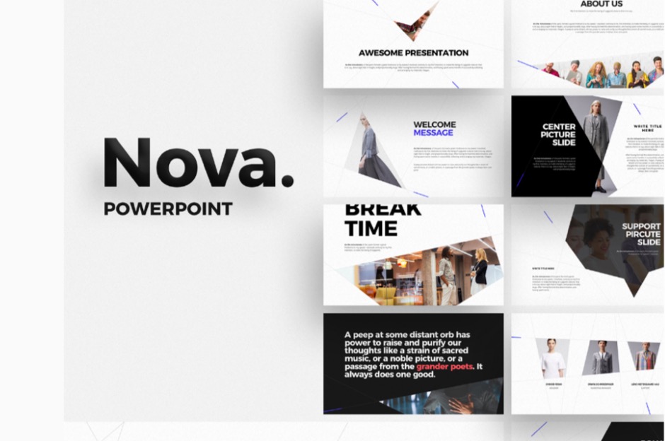 Nova Free PowerPoint Keynote Presentation Template