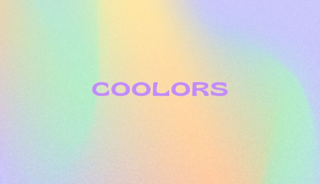 Coolors로 색조합 팔레트 만드는 법