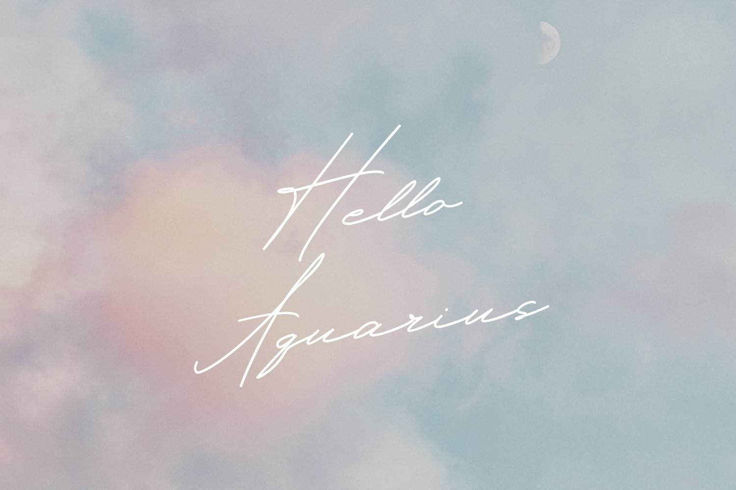 Hello January Font