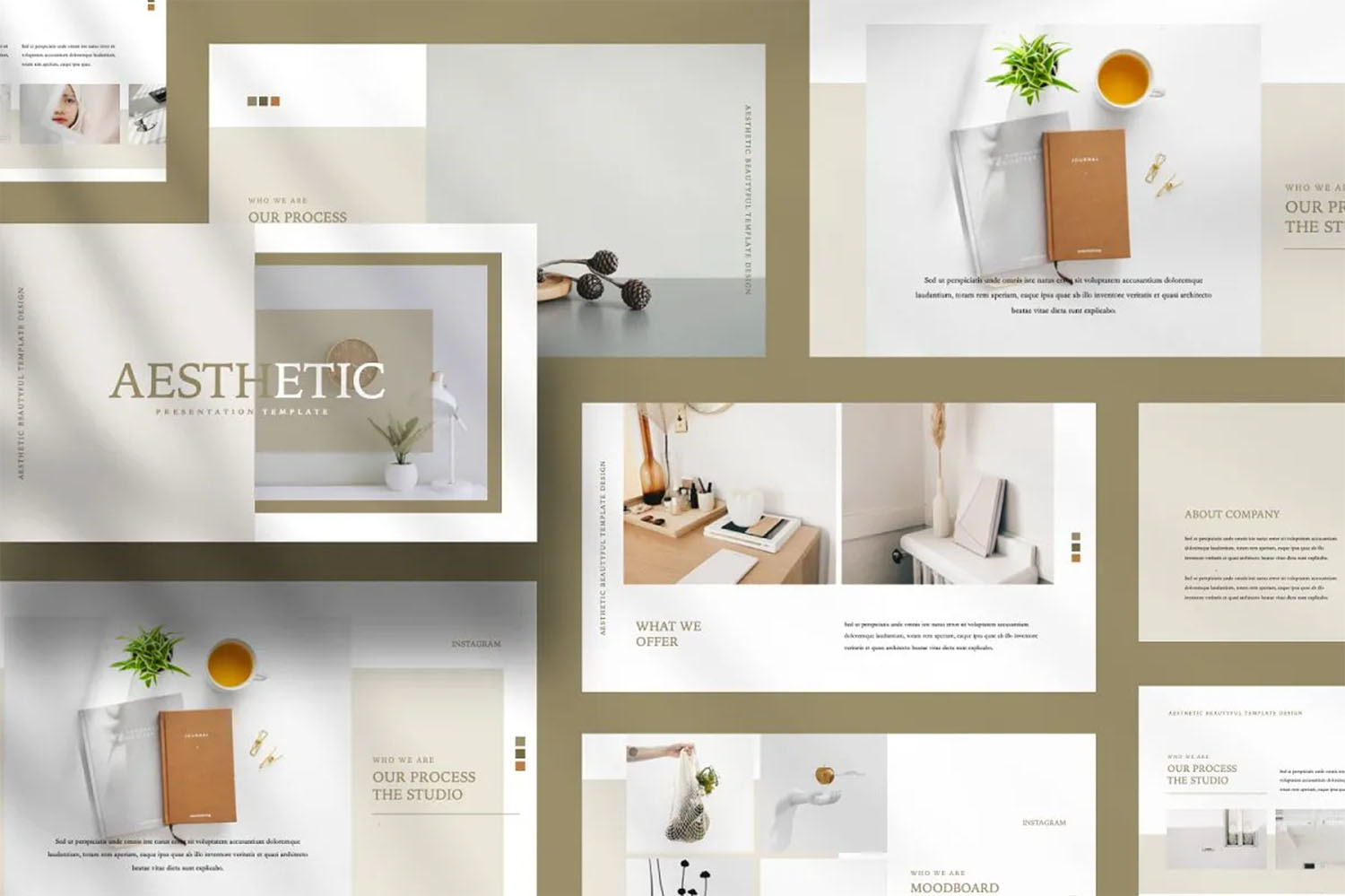 Free Aesthetic PowerPoint Template