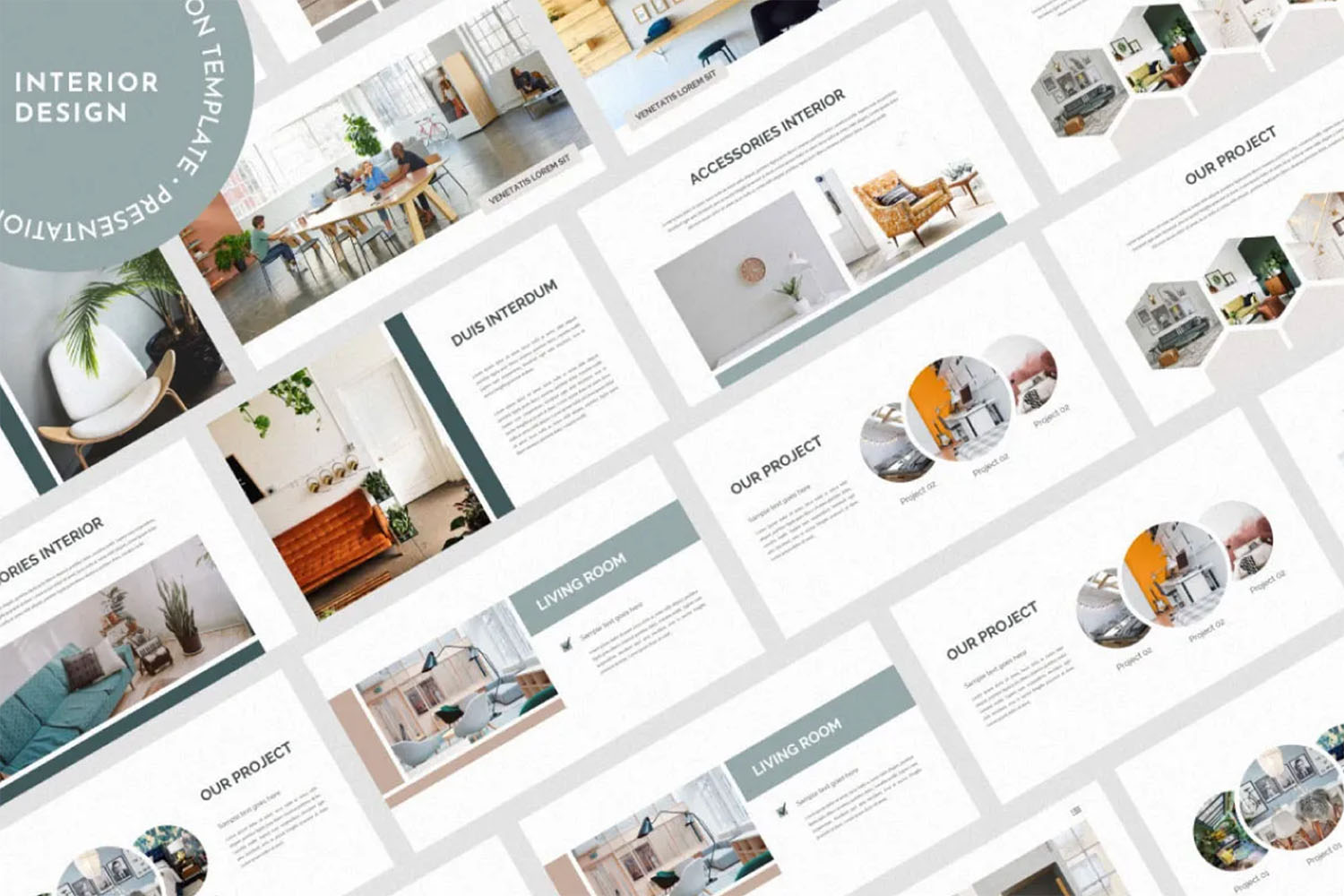 Free Interior Design Presentation Template