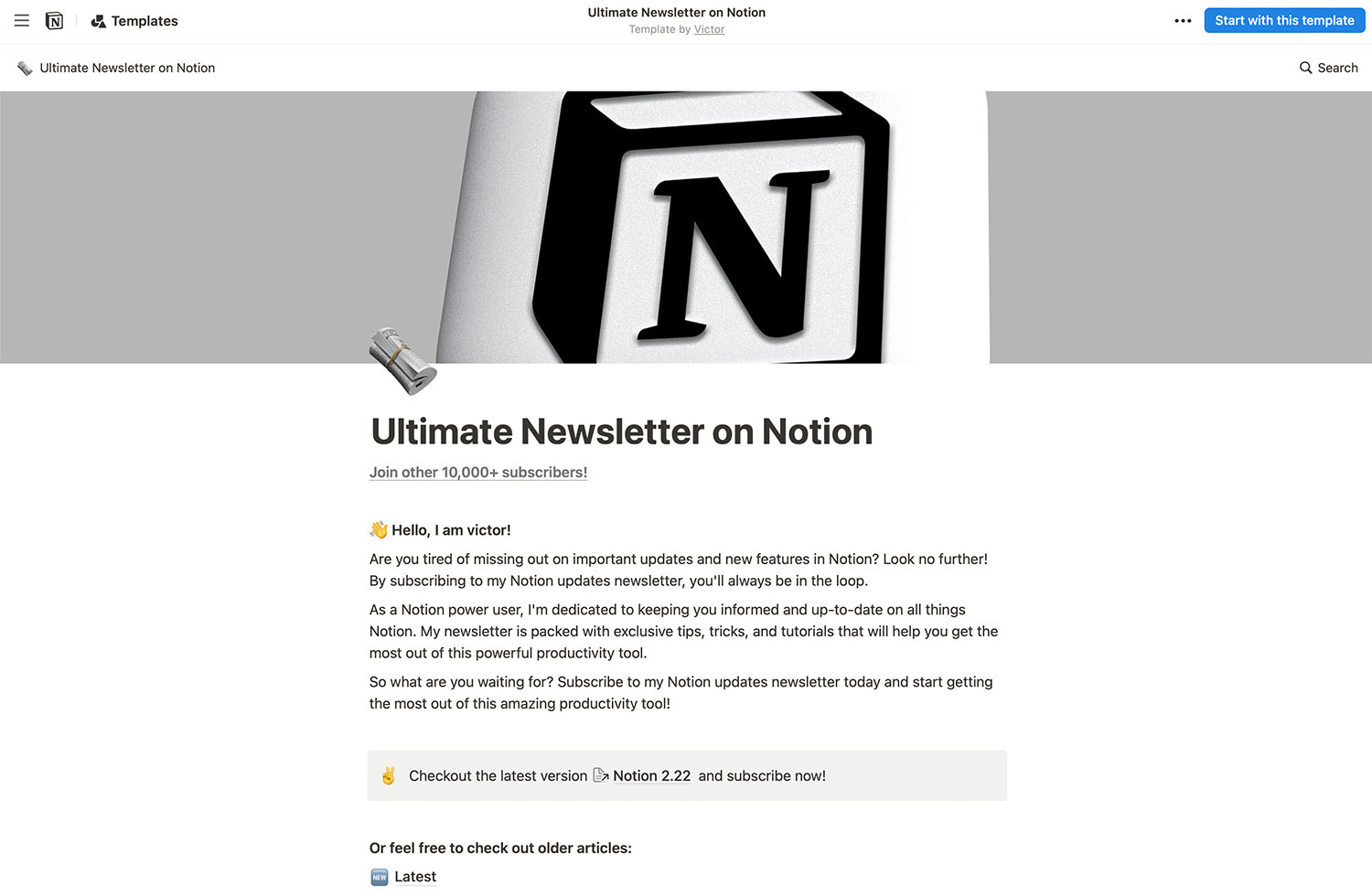 Newsletter Template