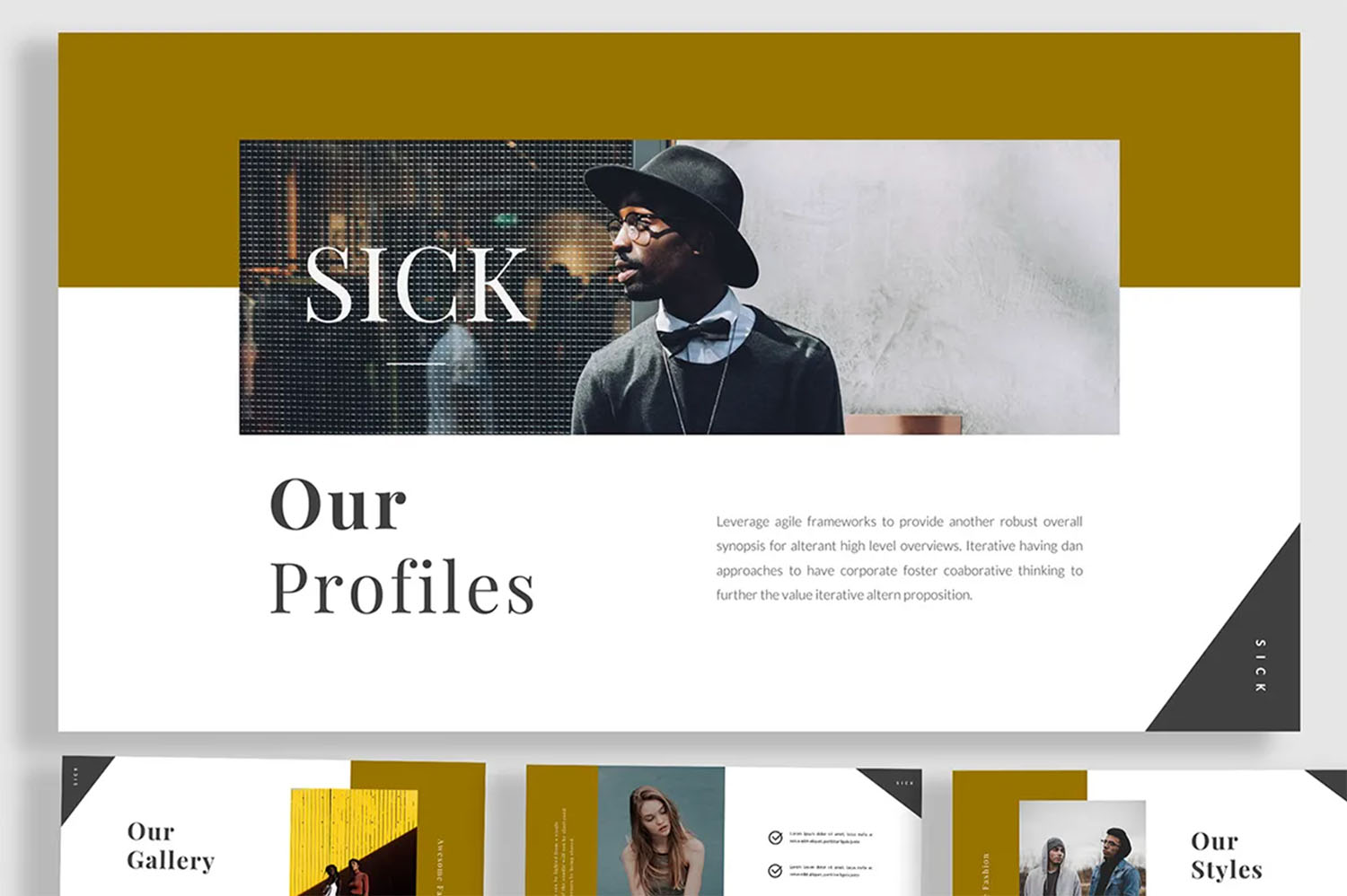 Sick Creative PowerPoint Template