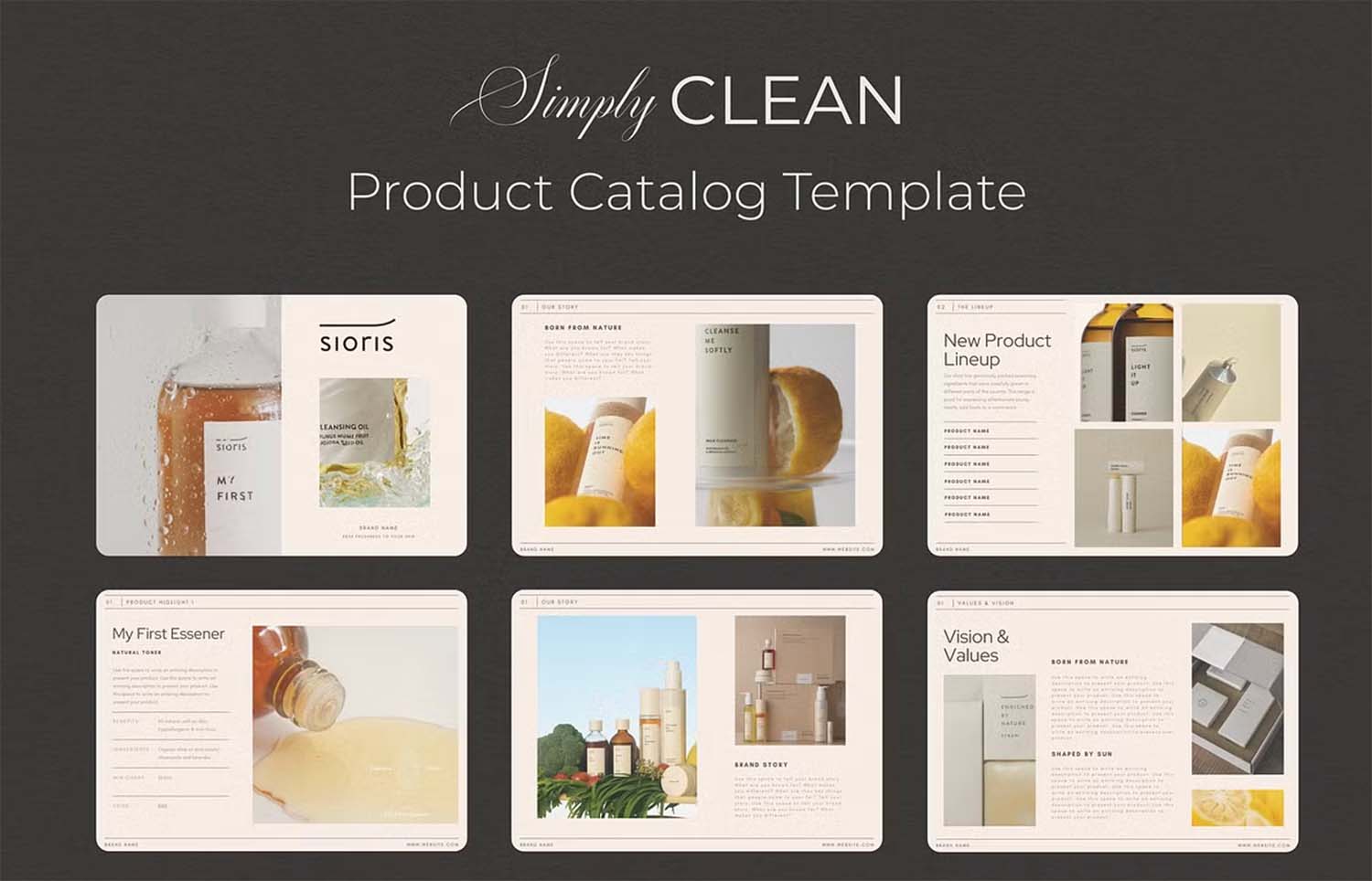 Simply Clean Product Catalog