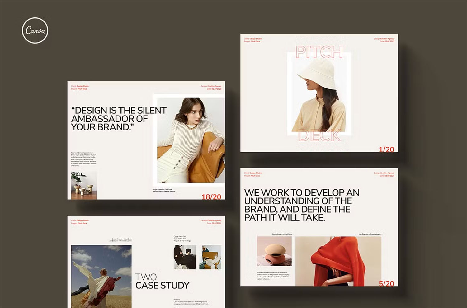 Studio Pitch Deck Canva