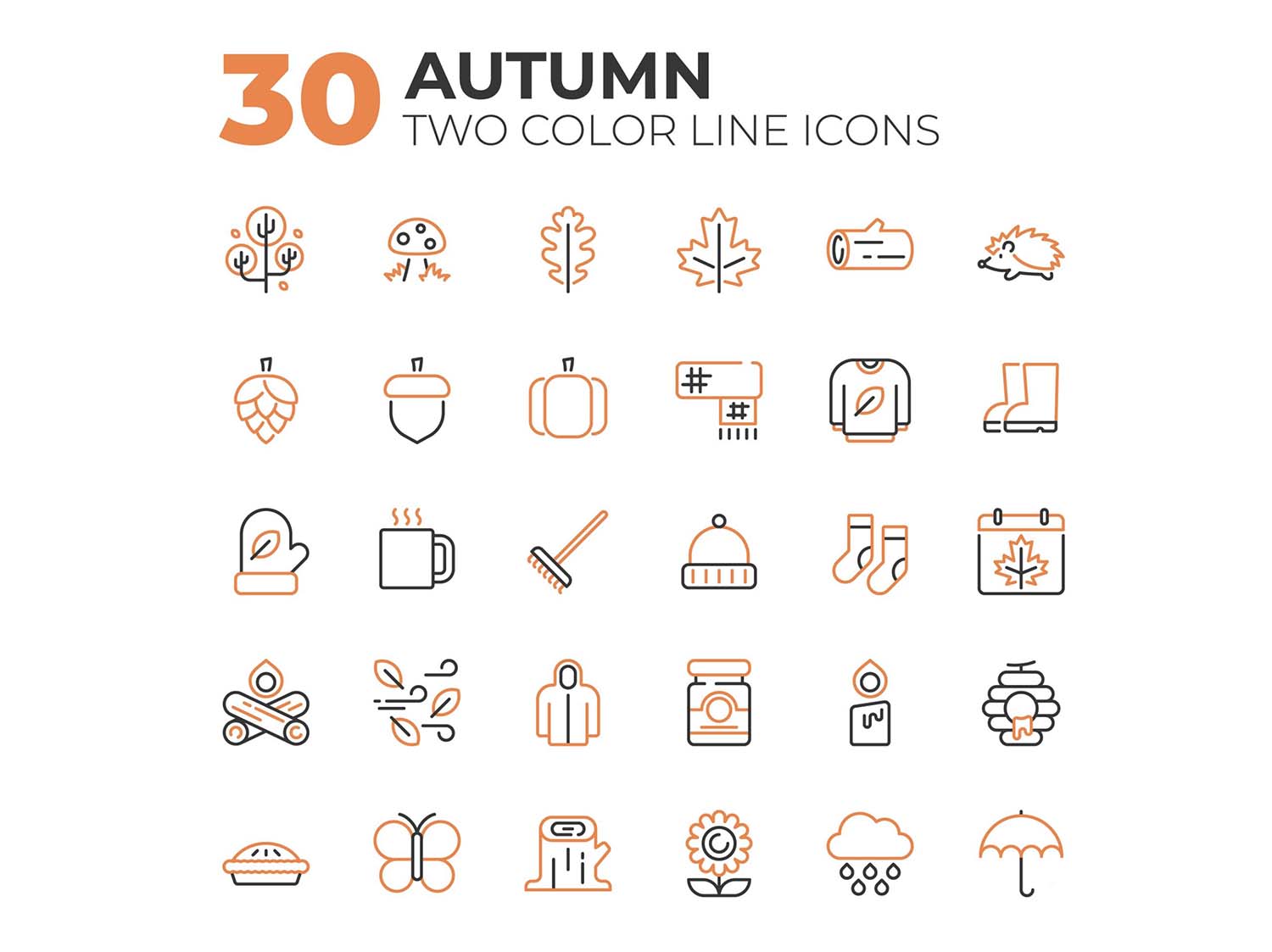 Autumn Color Icons