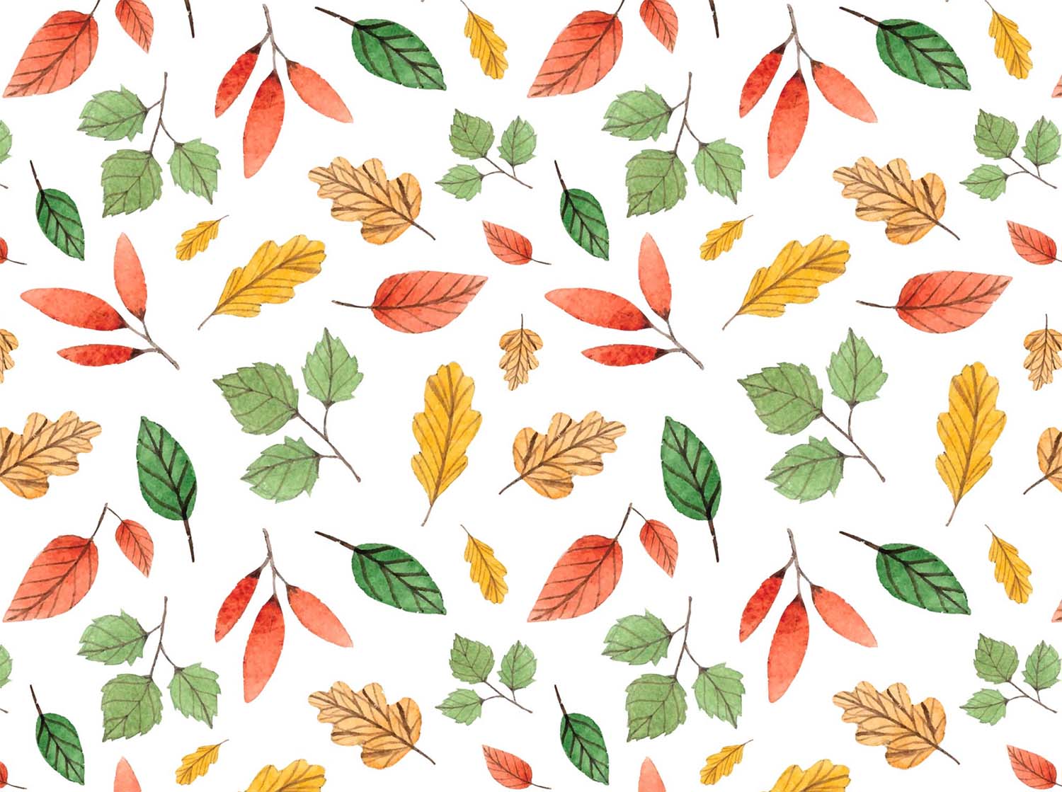 Autumn Hand Drawn Pattern