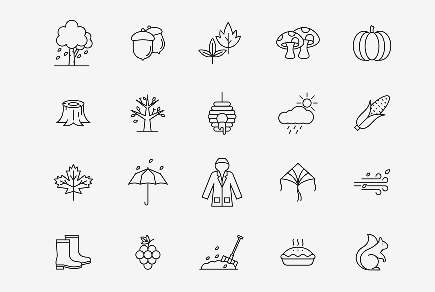 Autumn Icons