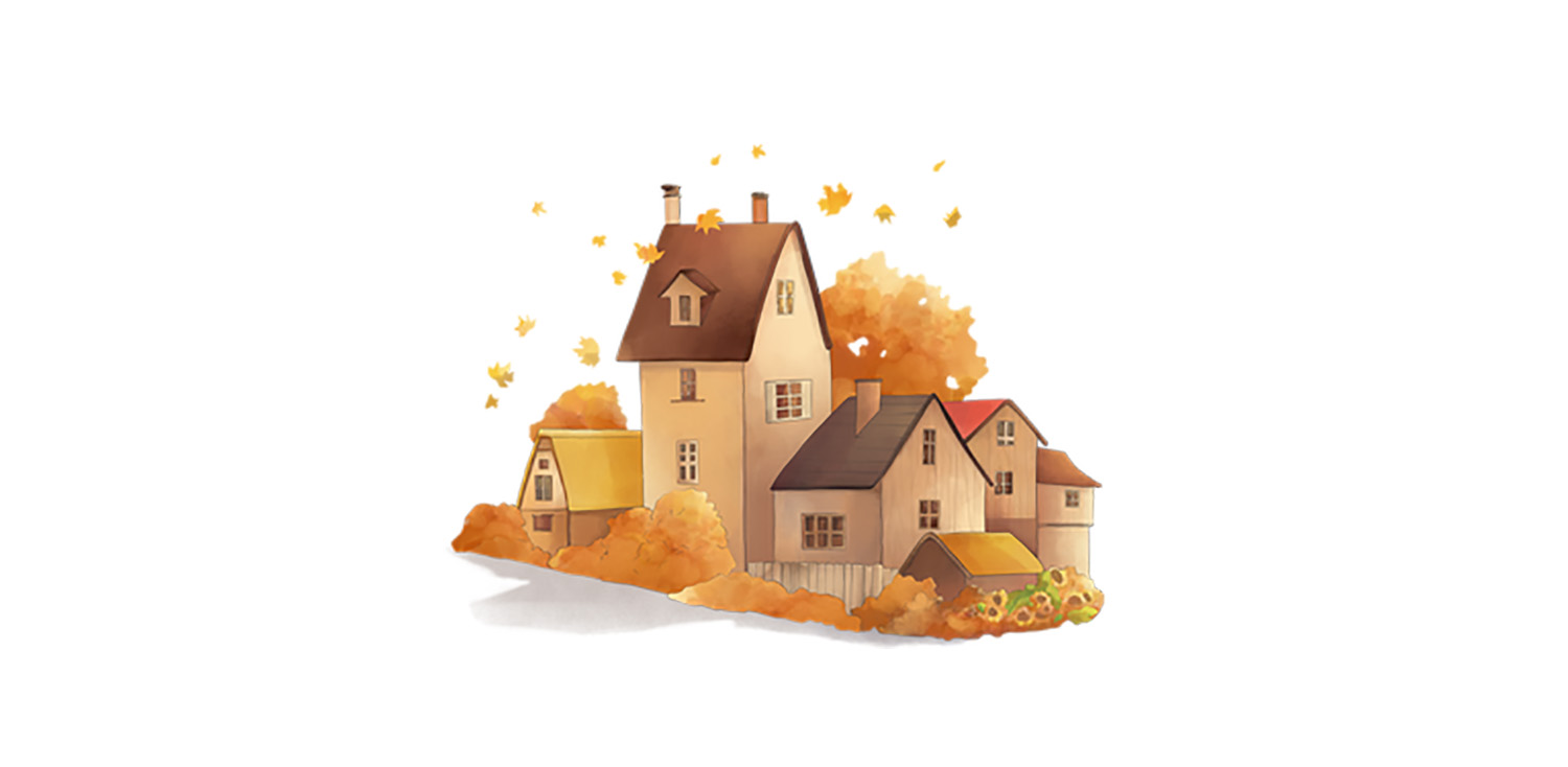 Autumn Little Town