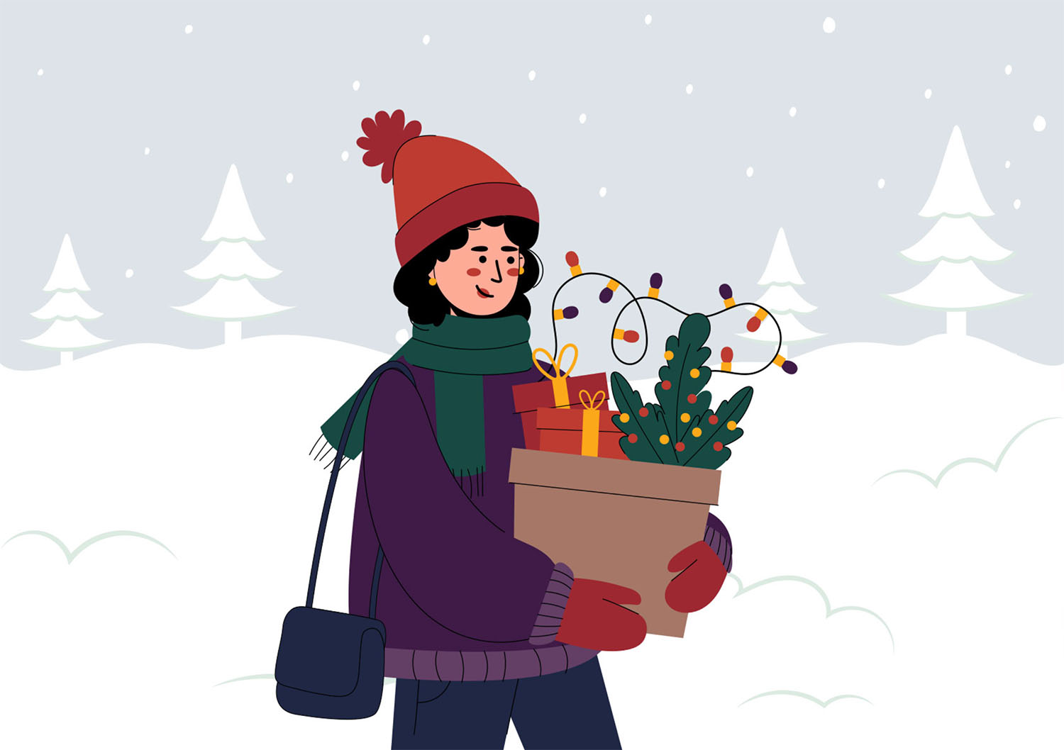 Christmas Gifts Illustration