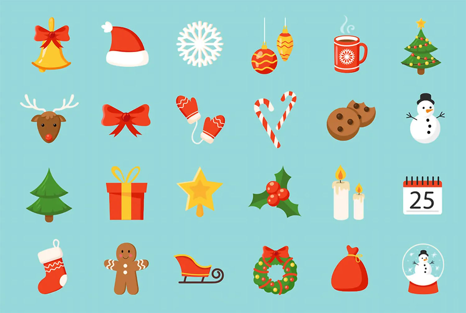 Christmas Icons Vector