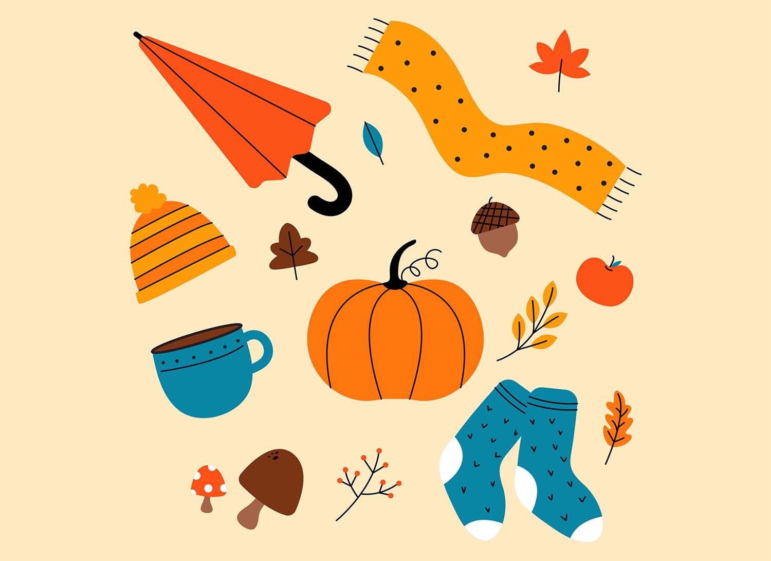 Fall Picnic Vector