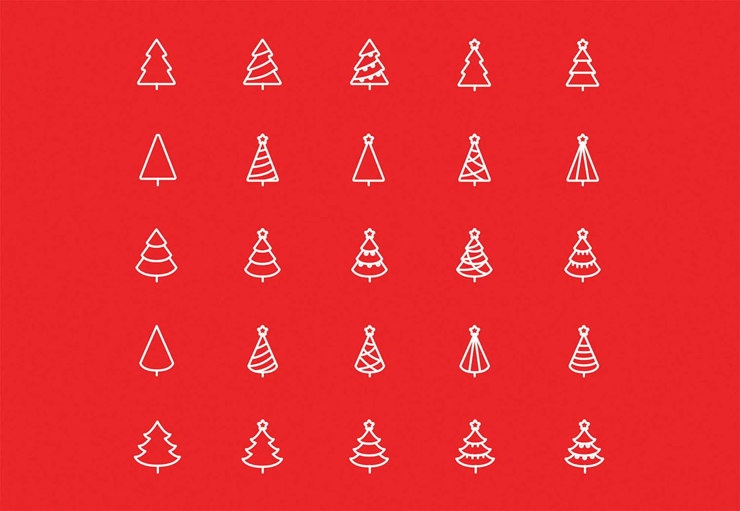 Line Tree Minimal Icons