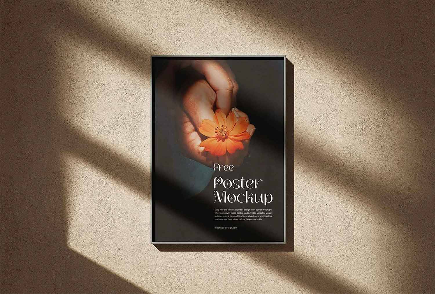 Thin Poster Frames Mockup