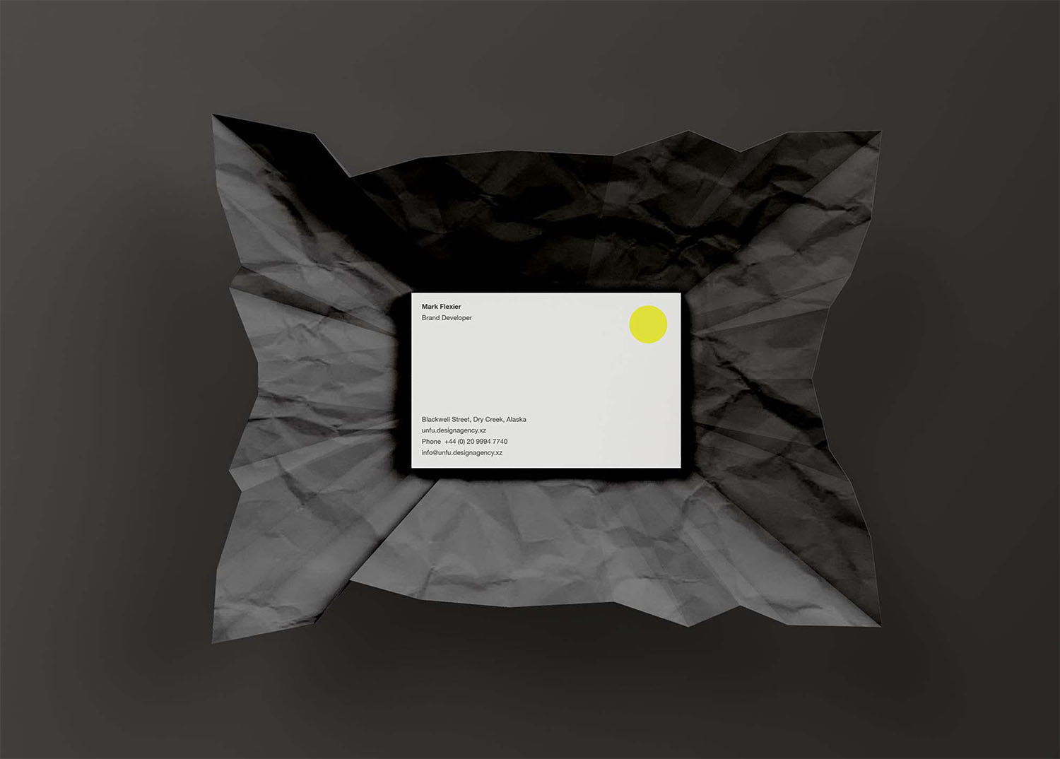 Wrapped Business Card