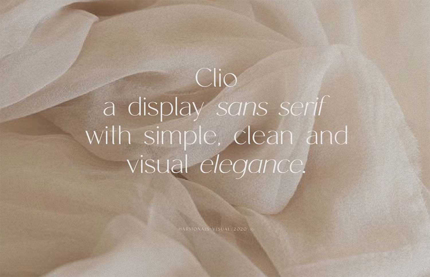 Clio Clean Display Sans