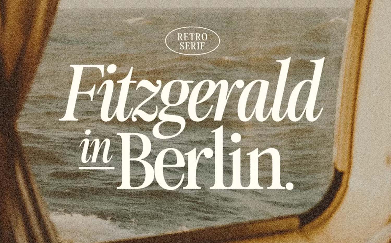 Fitzgerald Classic Retro Serif