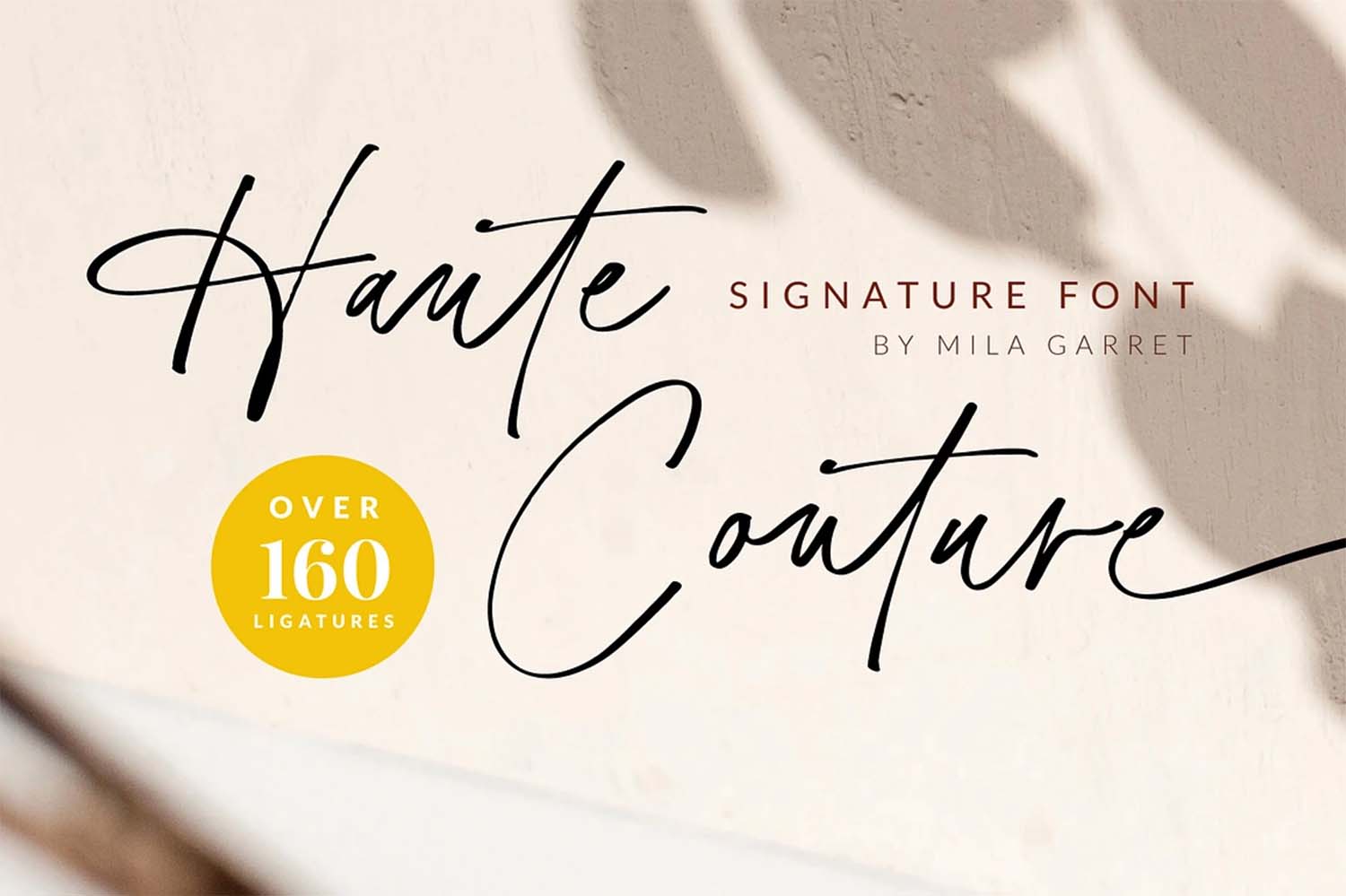 HauteCouture Handwritten Script