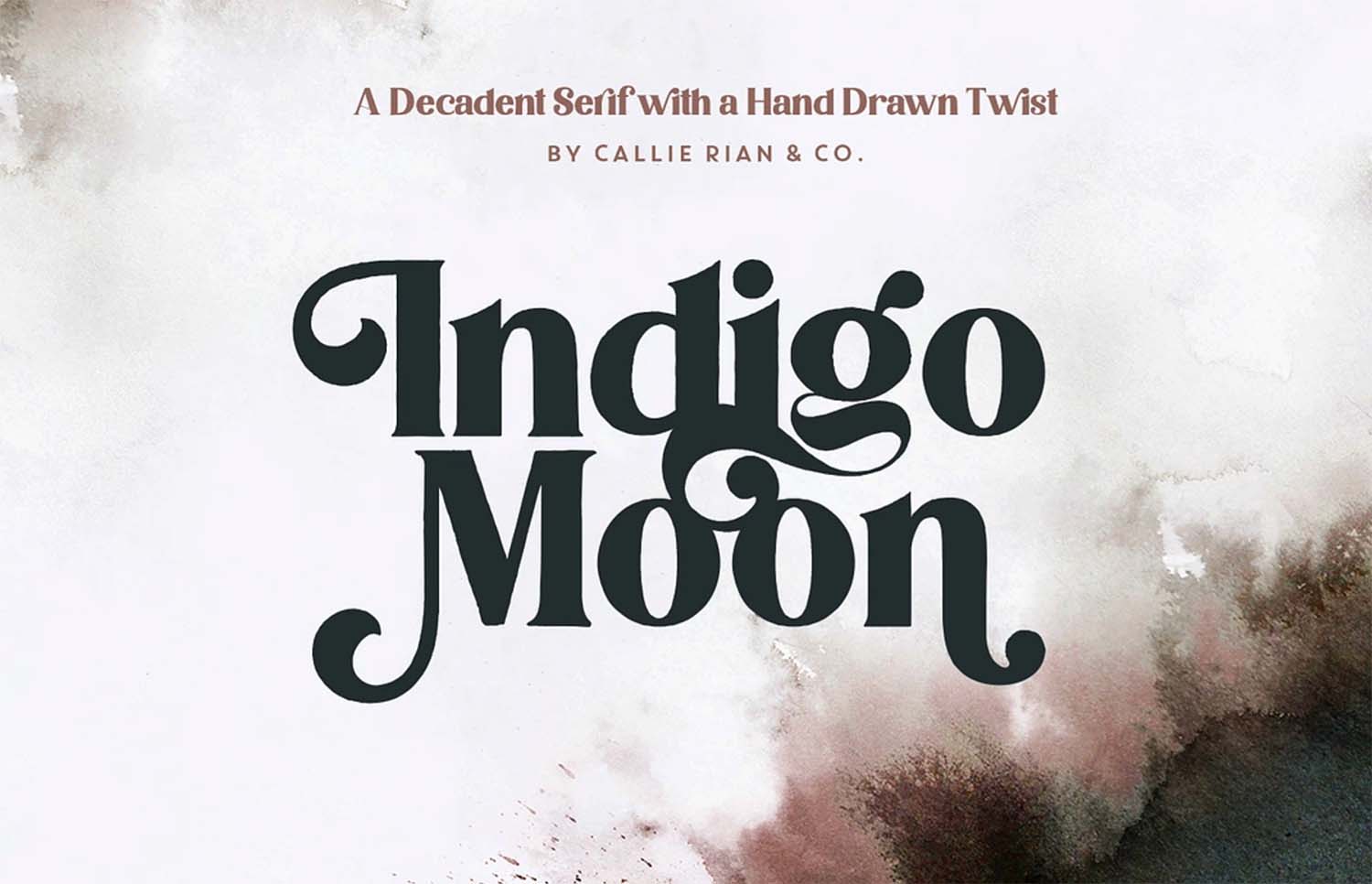 Indigo Moon Decadent Serif