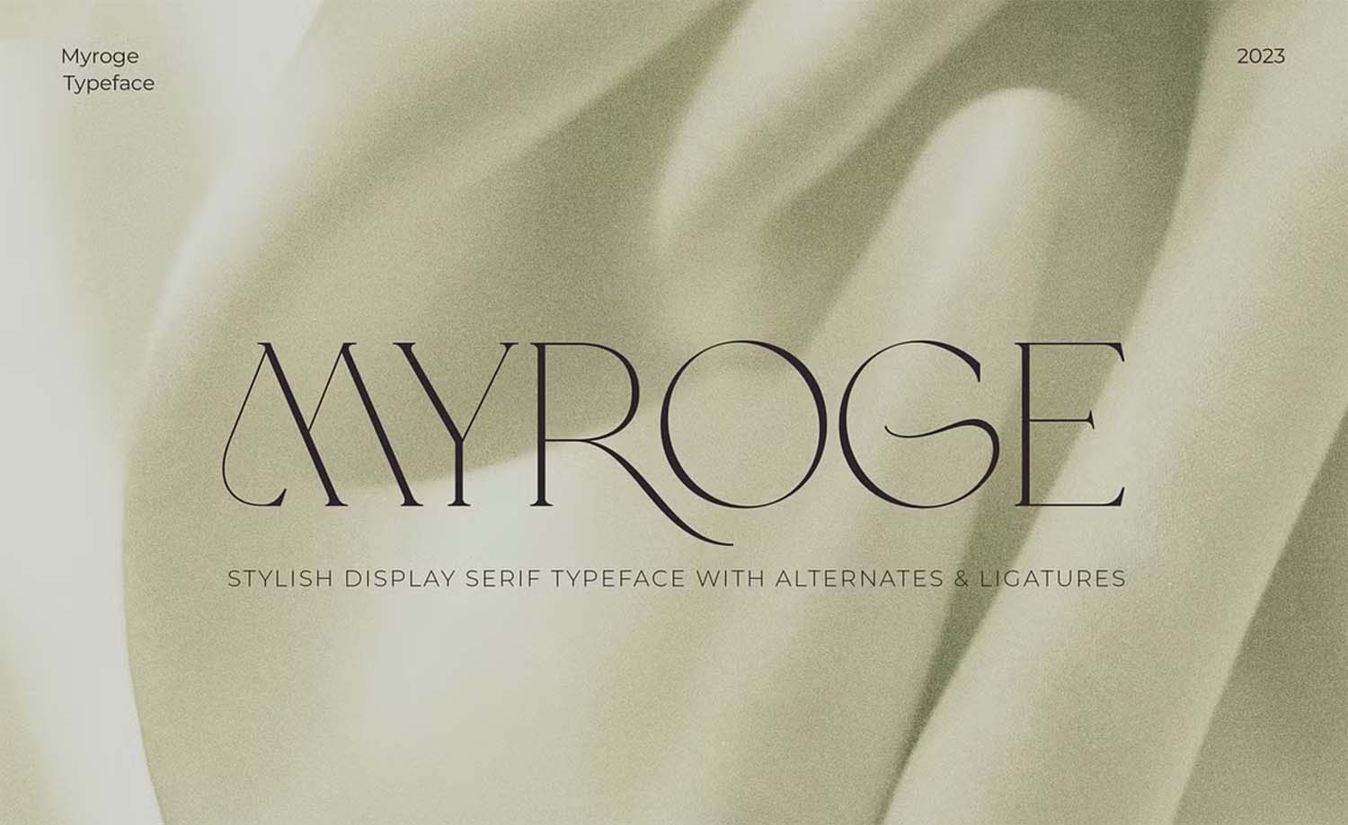 MYROGE Elegant Stylish Serif