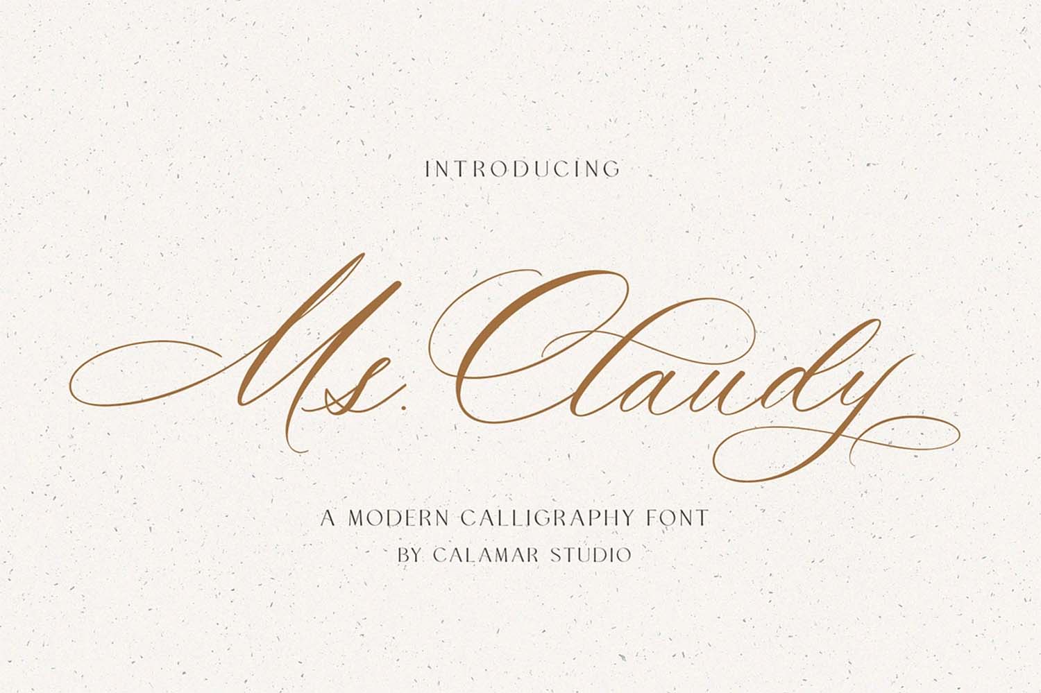 Ms Claudy Wedding Calligraphy Font