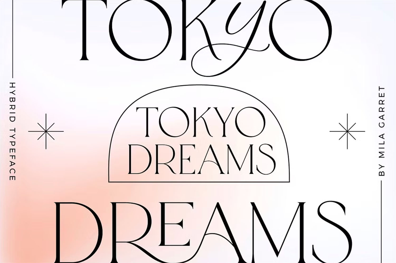 Tokyo Dreams Display Ligature Serif