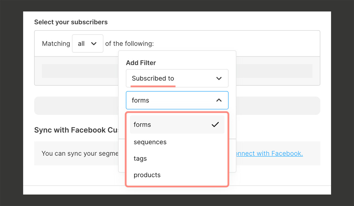 Segment Add Filter