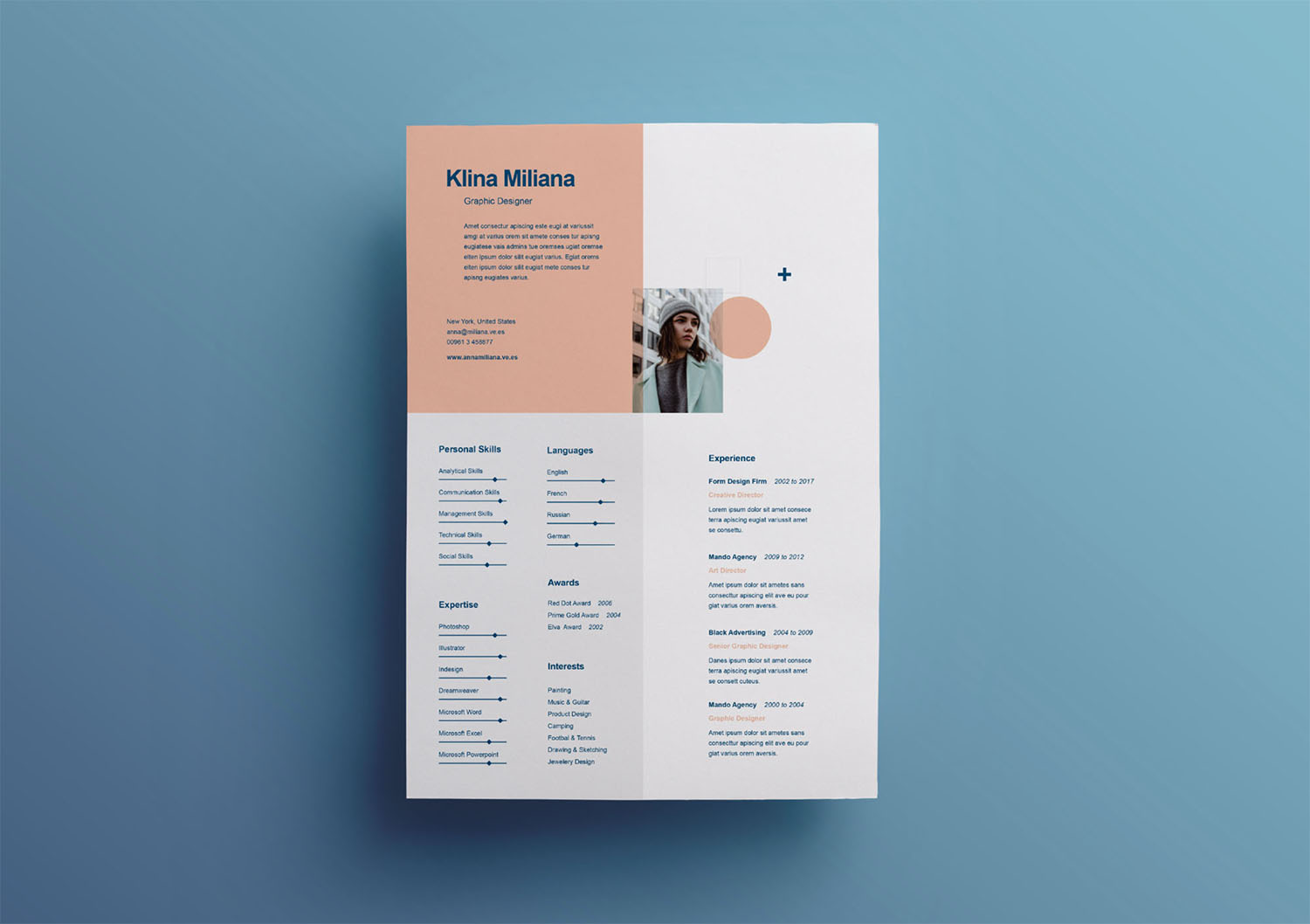 Split Style Resume