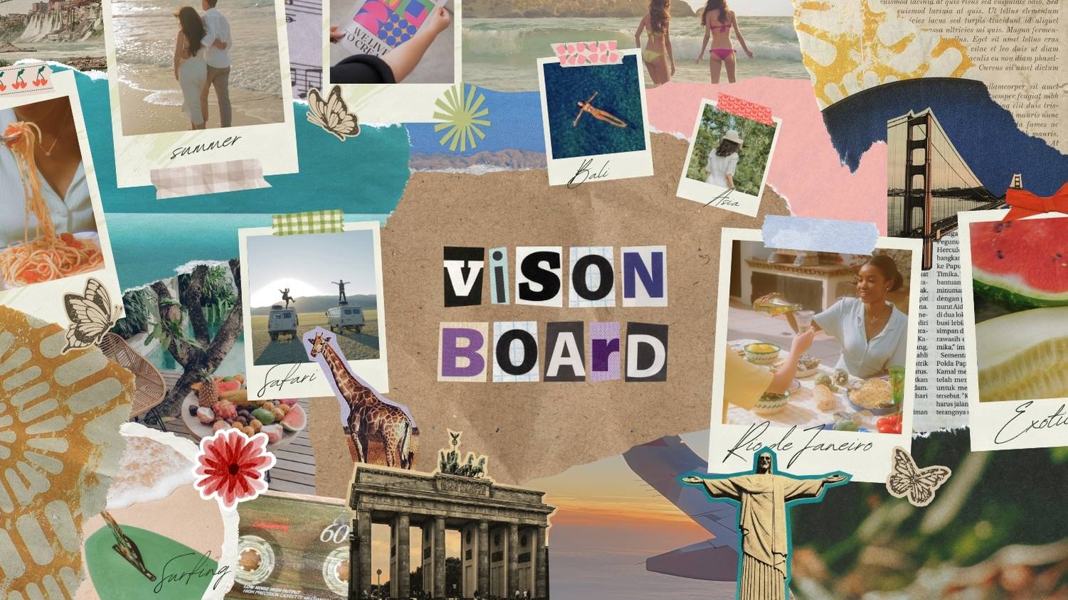 Canva Vision Board