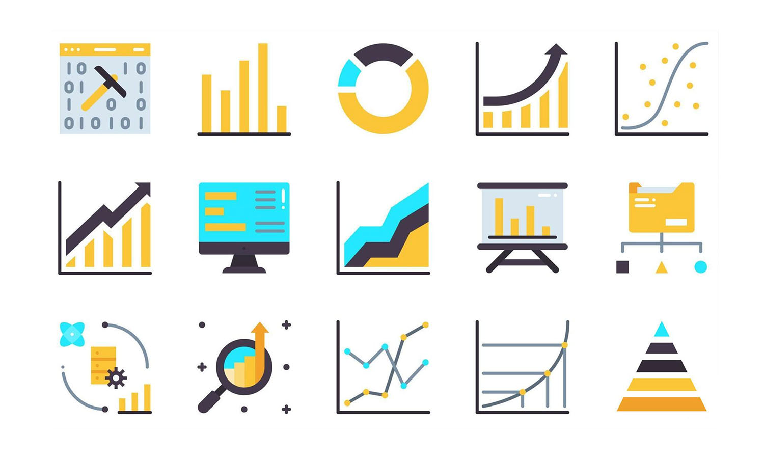 Data Analysis Icons