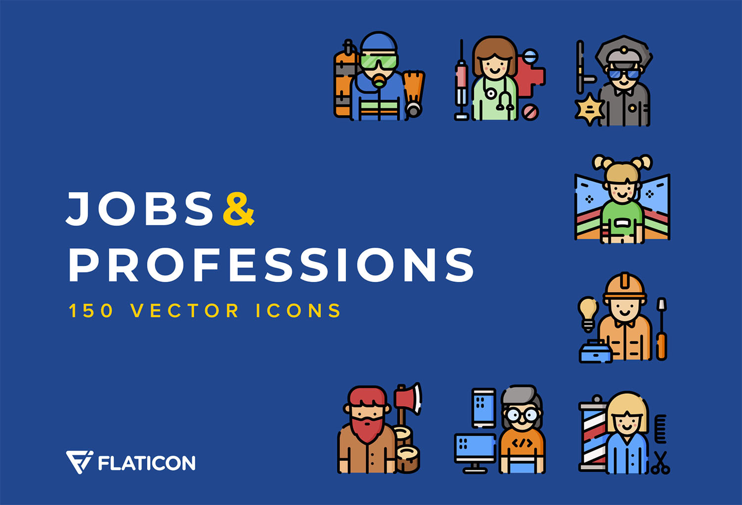 Jobs and Profession Icons