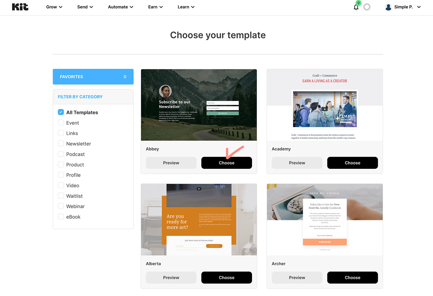 Landing Page Templates