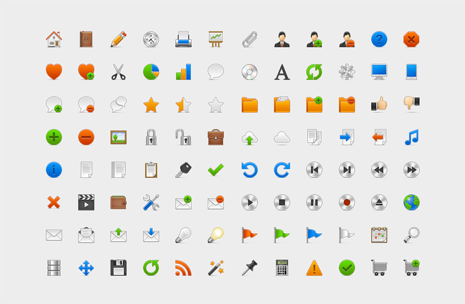 Retro Essential Icons