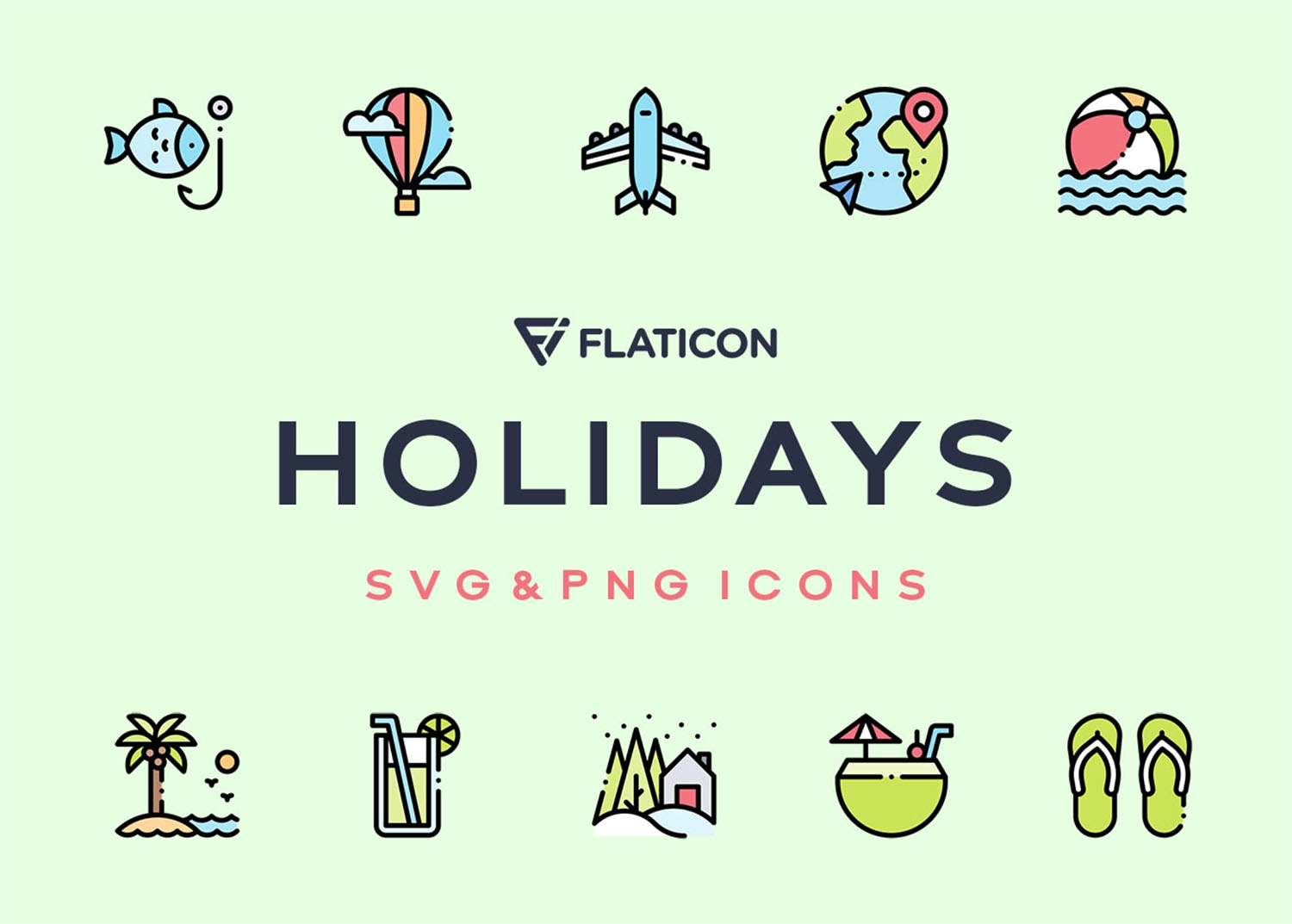 Holidays Vector Icons