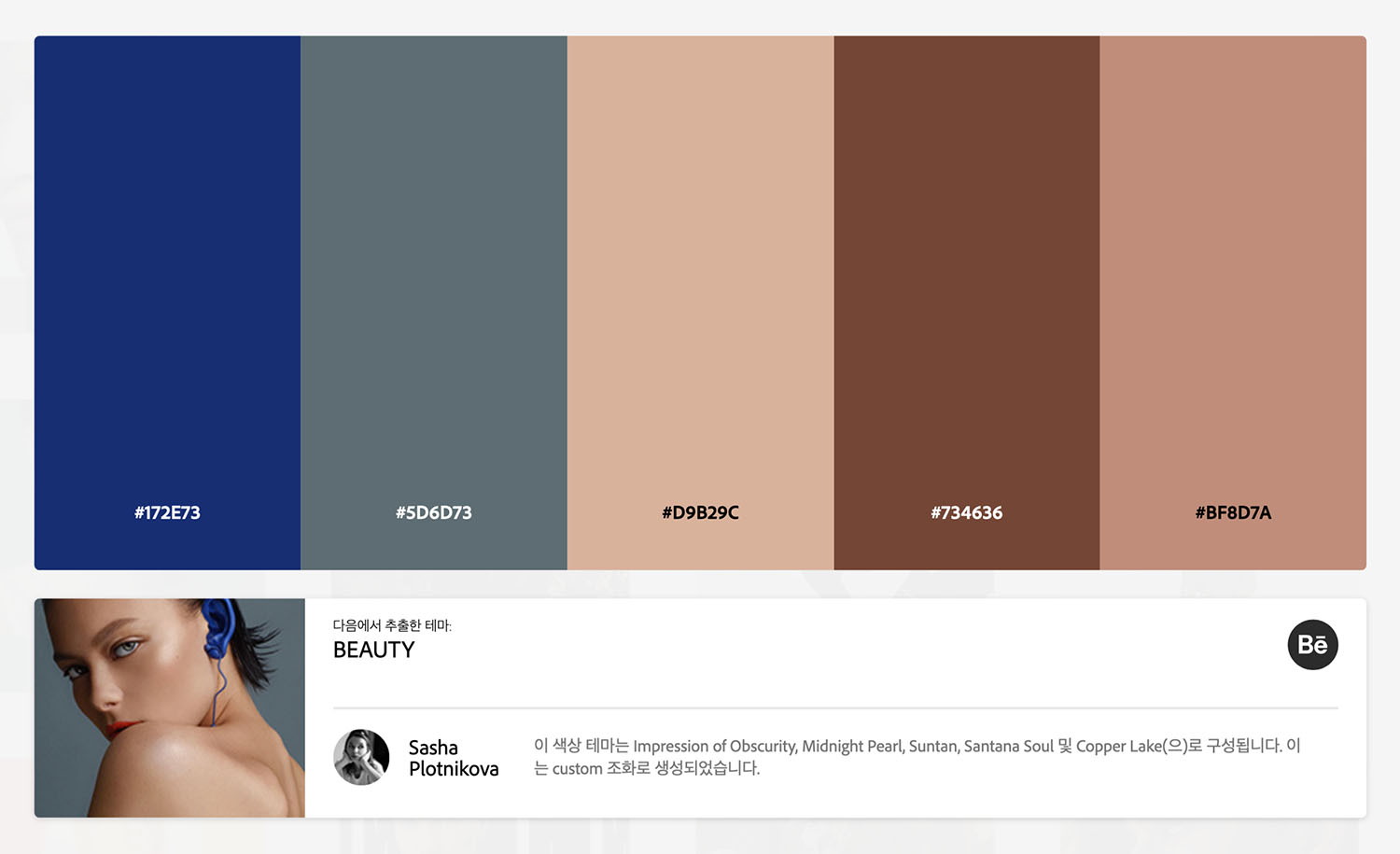 Adobe Color Palette