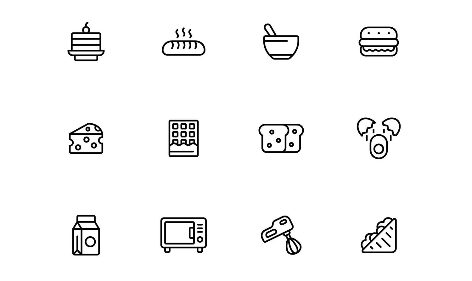 Bakery Icons