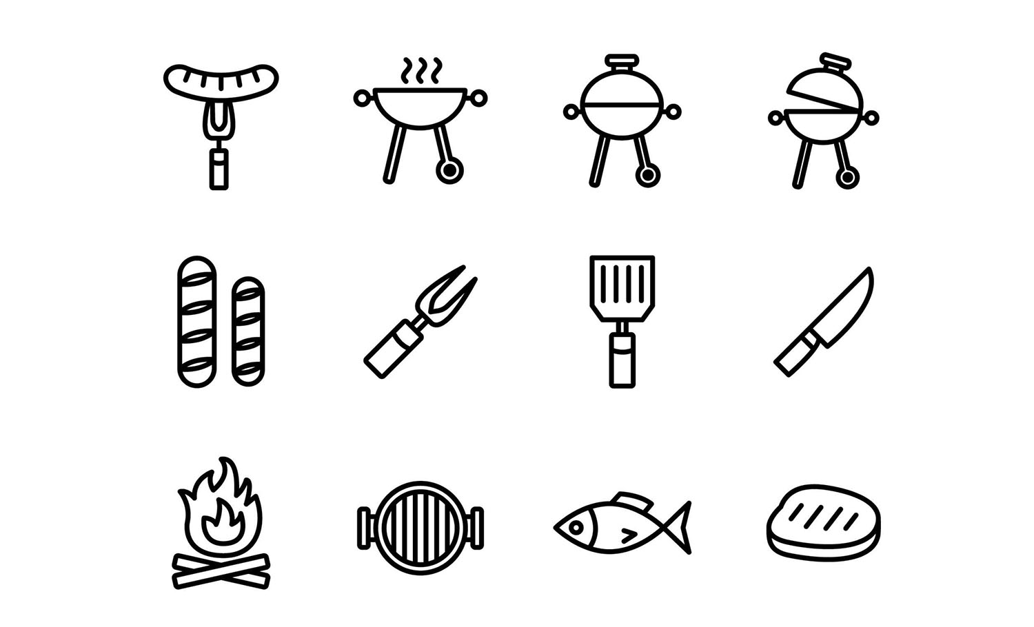 Barbecue Icons