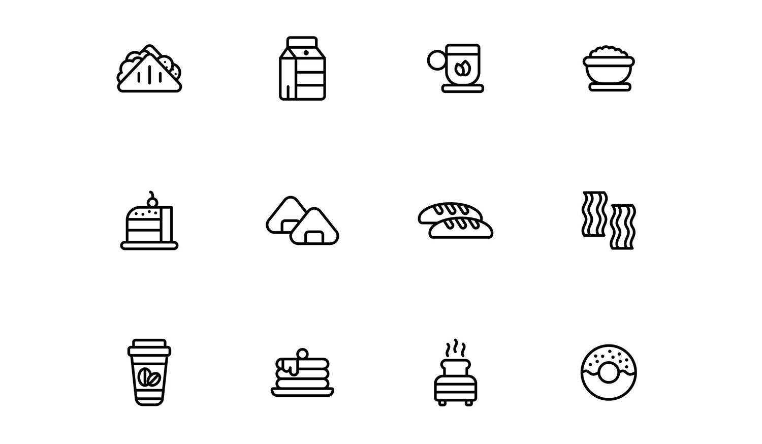 Breakfast Icons