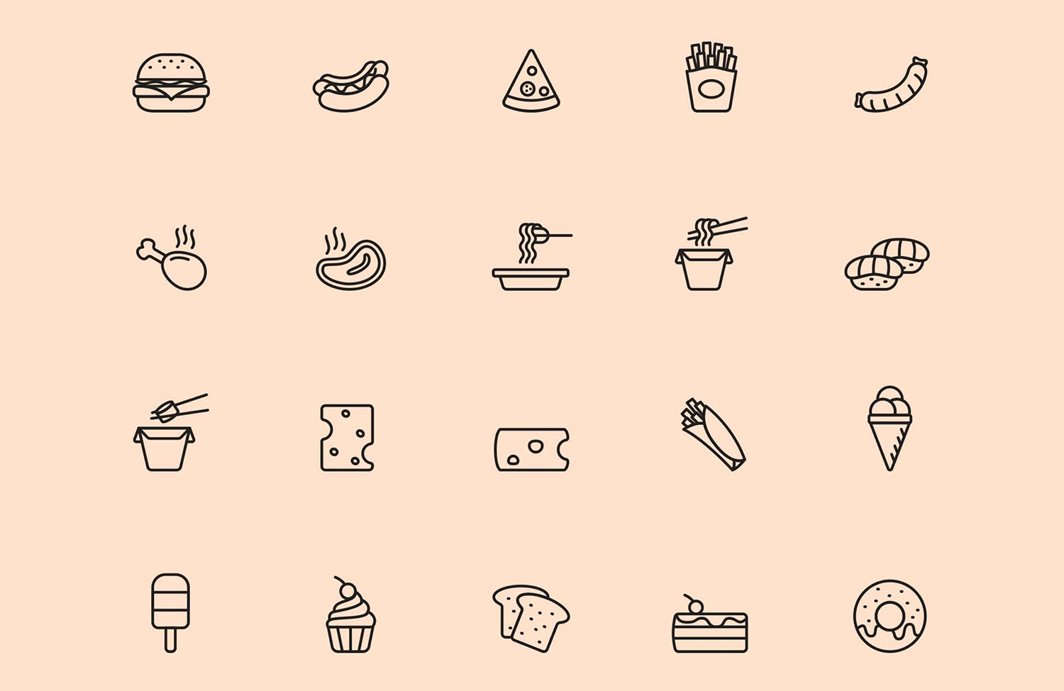 Food Vector Icons