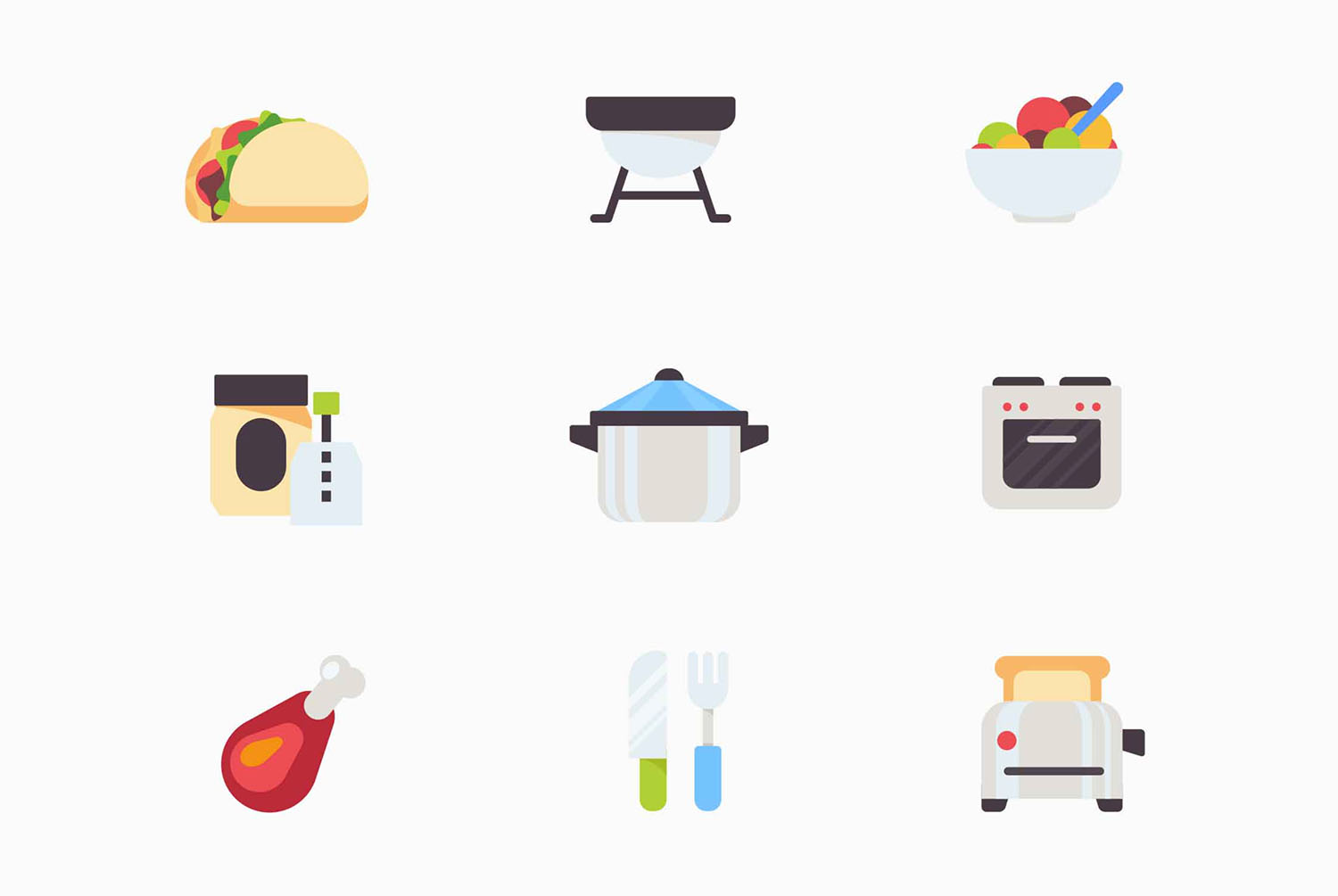 Kitchen Food Icons