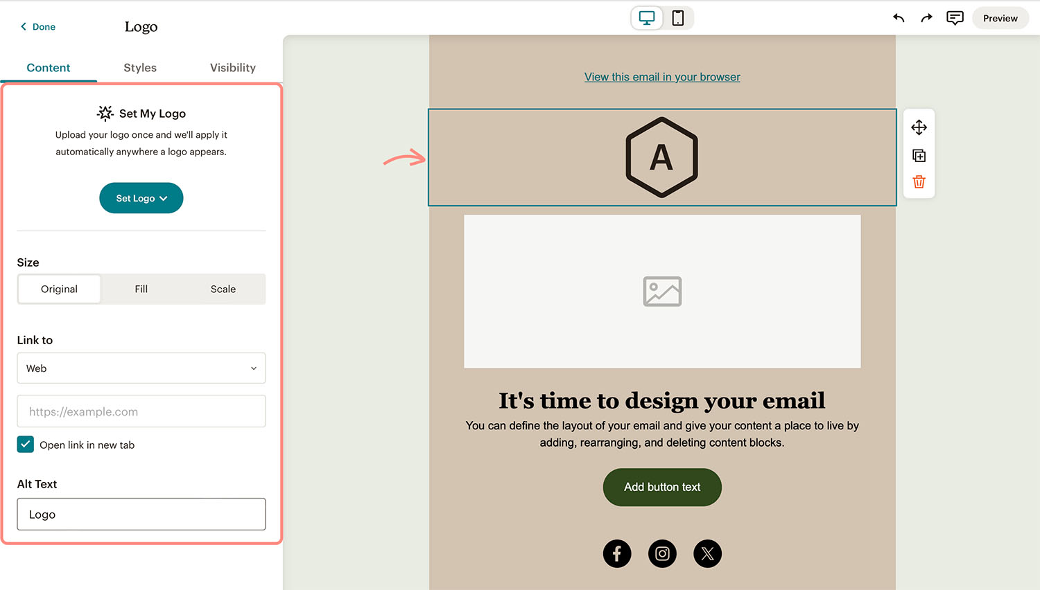 Mailchimp Email Edit